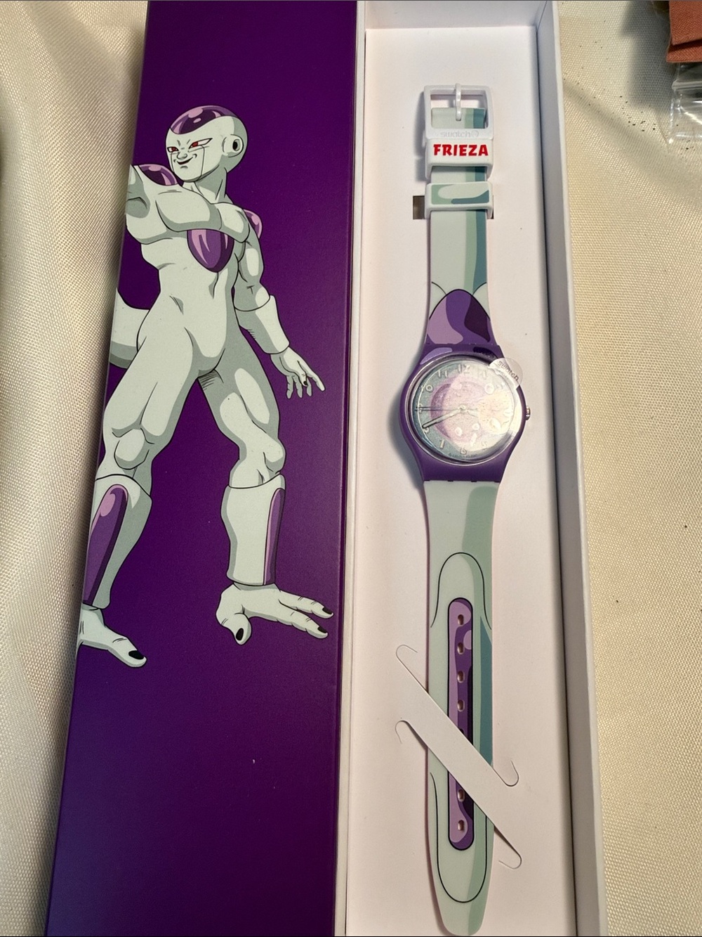 Swatch Gent Dragon Ball Z Frieza watch (Model: GZ359)